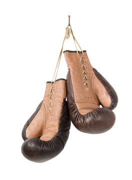 Vintage Old Boxing Gloves