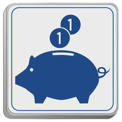 Button - Sparschwein