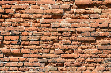 Brick wall texture for background