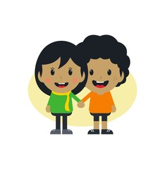 love couple cartoon character