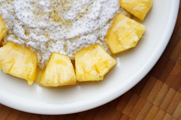 Chia Ananas Pudding