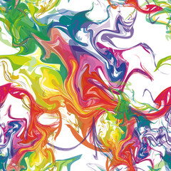 Seamless Background Colorful Stains of Paint