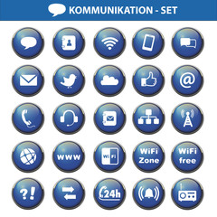 Kommunkation Set 25 icons