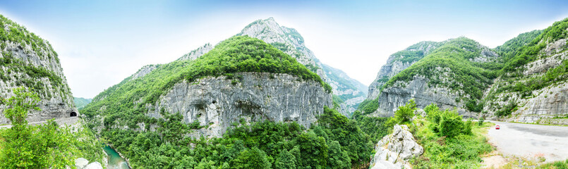 the Tara river canyon, Montenegro - obrazy, fototapety, plakaty