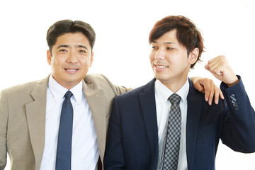 笑顔のビジネスマン