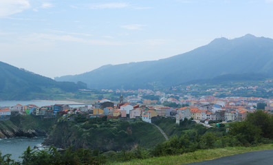 Fototapeta na wymiar The village Carino, close to Ortigueira in Galicia, Spain