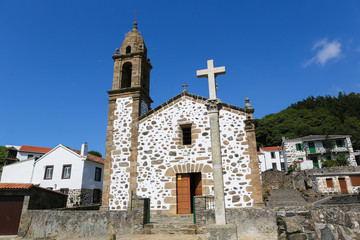 Fototapeta na wymiar San Andres de Teixido - famous church in Galicia, Spain