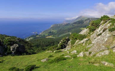 Fototapeta na wymiar Beautiful Rias Altas in Galicia, Spain.