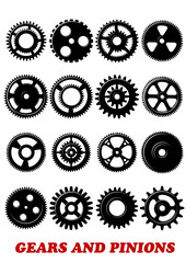 Gears and pinions set