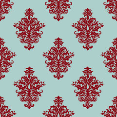 Retro maroon or crimson seamless pattern