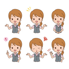 女性　バリエーション