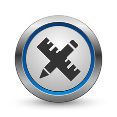 Obraz premium Pencil and ruler