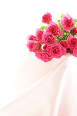 red roses bouquet for wedding image