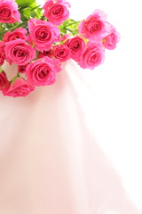 red roses bouquet for wedding image