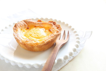 homemade, egg tart 