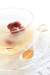 Chinese medical, jujuba and honey water