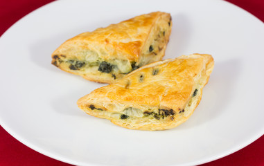 fresh bread on a  plate