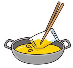 油を吸わせて処理