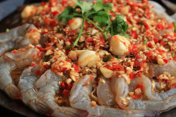 Spicy salad shrimp - asia food