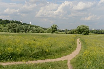 Museum Kolomenskoye situated on the bank of the Moskva River