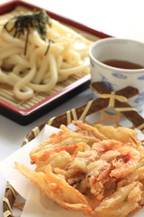 Japanese food, Tempura and Udon noodles