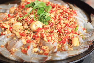 Spicy salad shrimp - asia food
