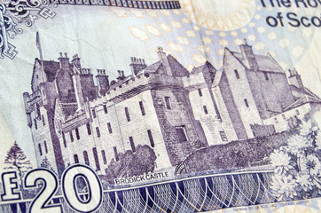 Brodick Castle on Banknote