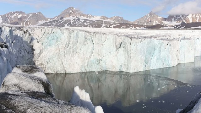 Calving glacier - Arctic, Svalbard, Spitsbergen