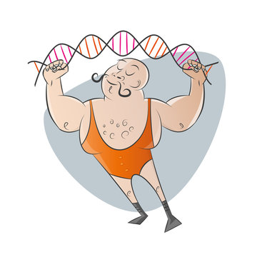 starker mann gewicht gen gencode lustig