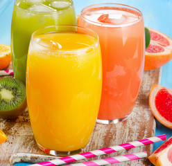 Fresh citrus juices