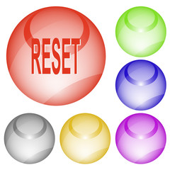 Reset. Vector interface element.