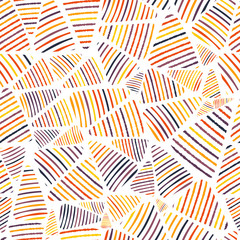 Tribal vector seamless pattern. Abstract background