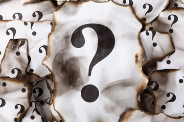 Burnt Question Marks