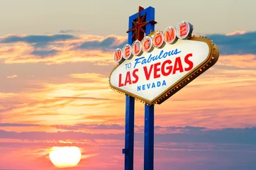 Foto op Plexiglas Welcome To Las Vegas Sign © somchaij