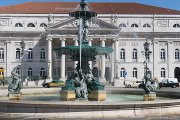 Rossio ( Dom Pedro IV ) Square, Lisbon
