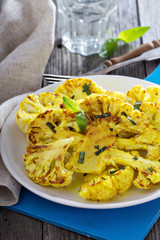 Grilled cauliflower steaks