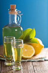 Limoncello in small shots