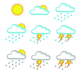 Weather icons