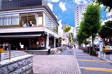 渋谷区代官山の街並み