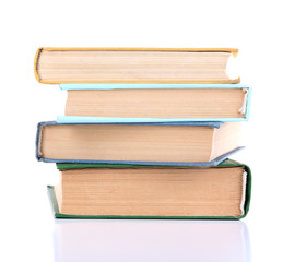 Books isolated on white