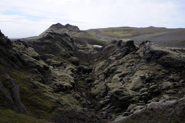 Fototapeta premium cratère volcan Laki