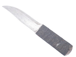 knife on a white background