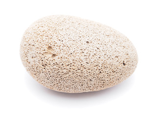tufa stone on a white background