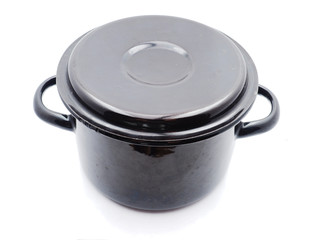 pan on a white background