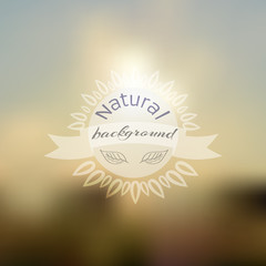 Vector unfocused summer travel background