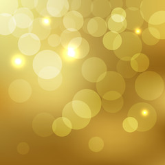 Golden Background bokeh