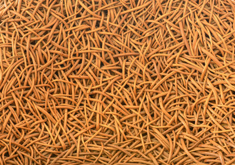 decorative background of brown handicraft weave texture wicker s