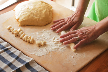 Homemade gnocchi