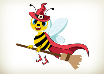 Halloween Witch Bee