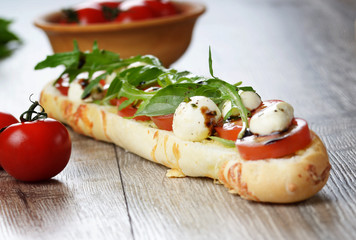 Caprese sandwich